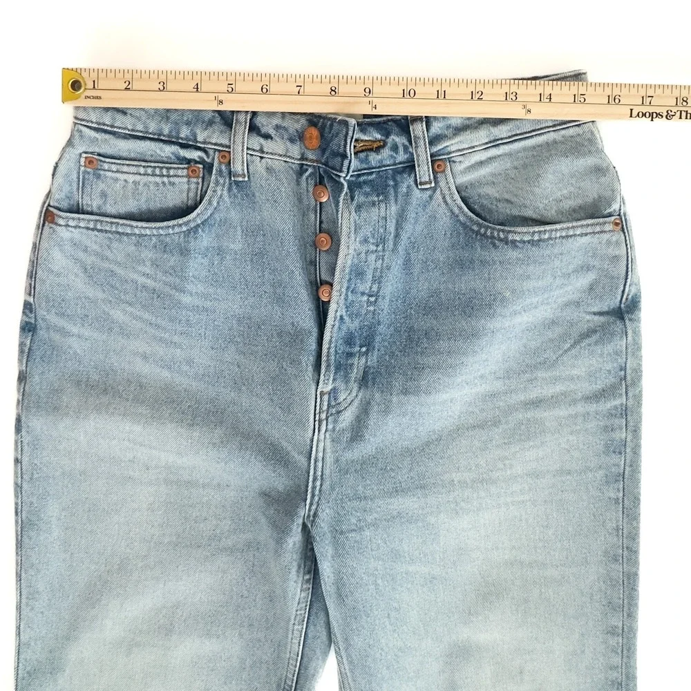 Doen Light Blue Straight Leg Jeans